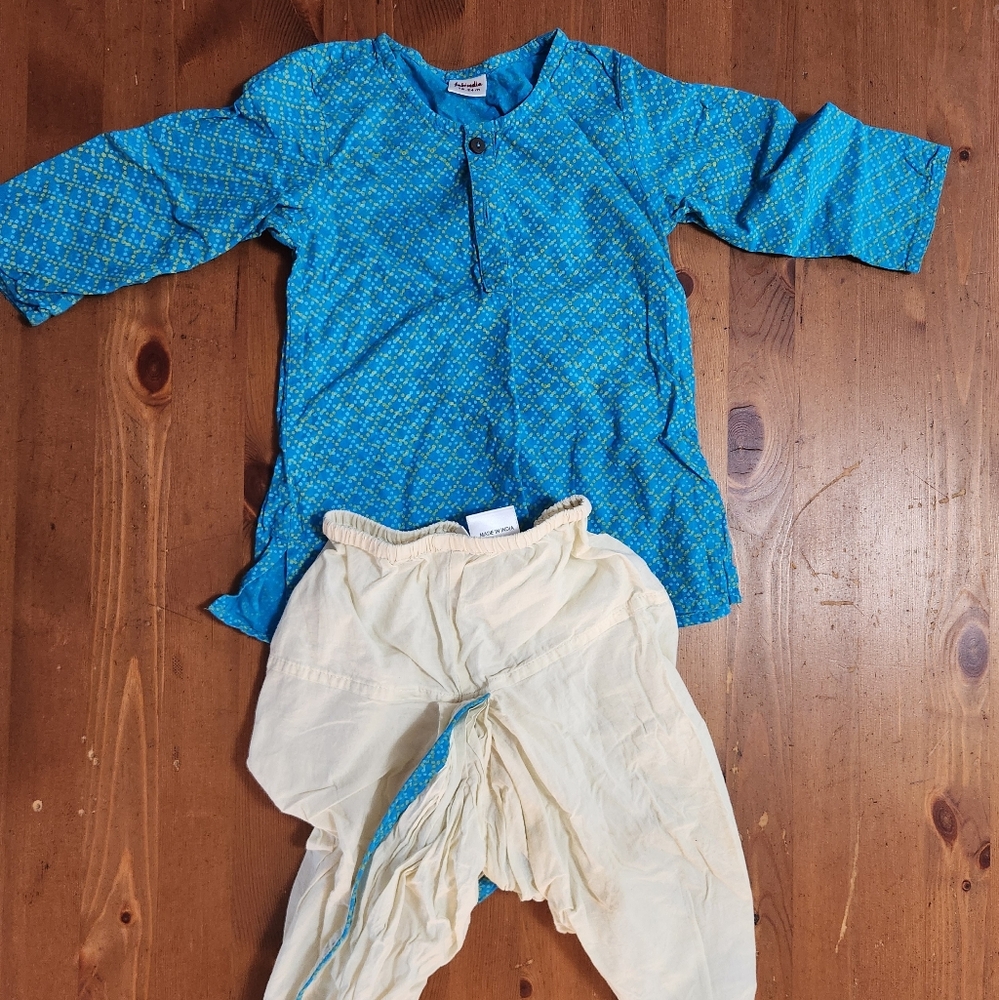 FabIndia Baby/Toddler Kurta Set Cotton